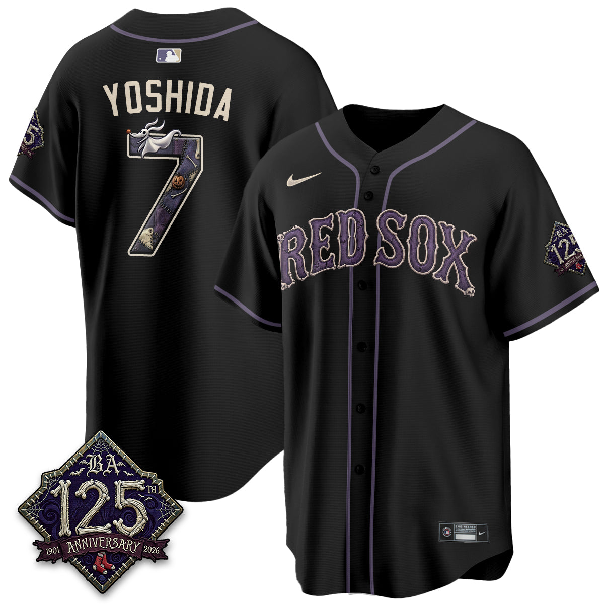 Boston Red Sox Nightmare Vapor Limited Jersey - Stitched