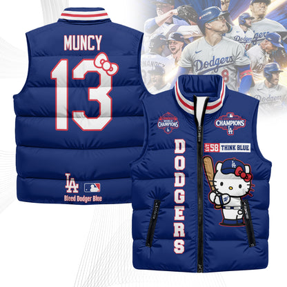 LAD x Meow KT Puffer Vest - Printed