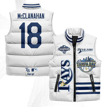 TB "Devil Rays" Puffer Vest - Printed