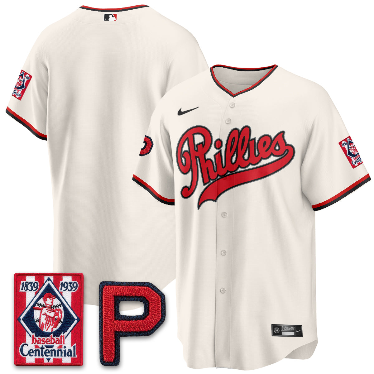 Philadelphia Phillies 2026 Field of Dreams Stadium Vapor Jersey - Stitched