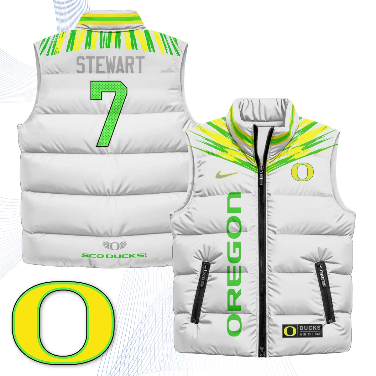 ORE "Origin of Speed" Puffer Vest - Printed