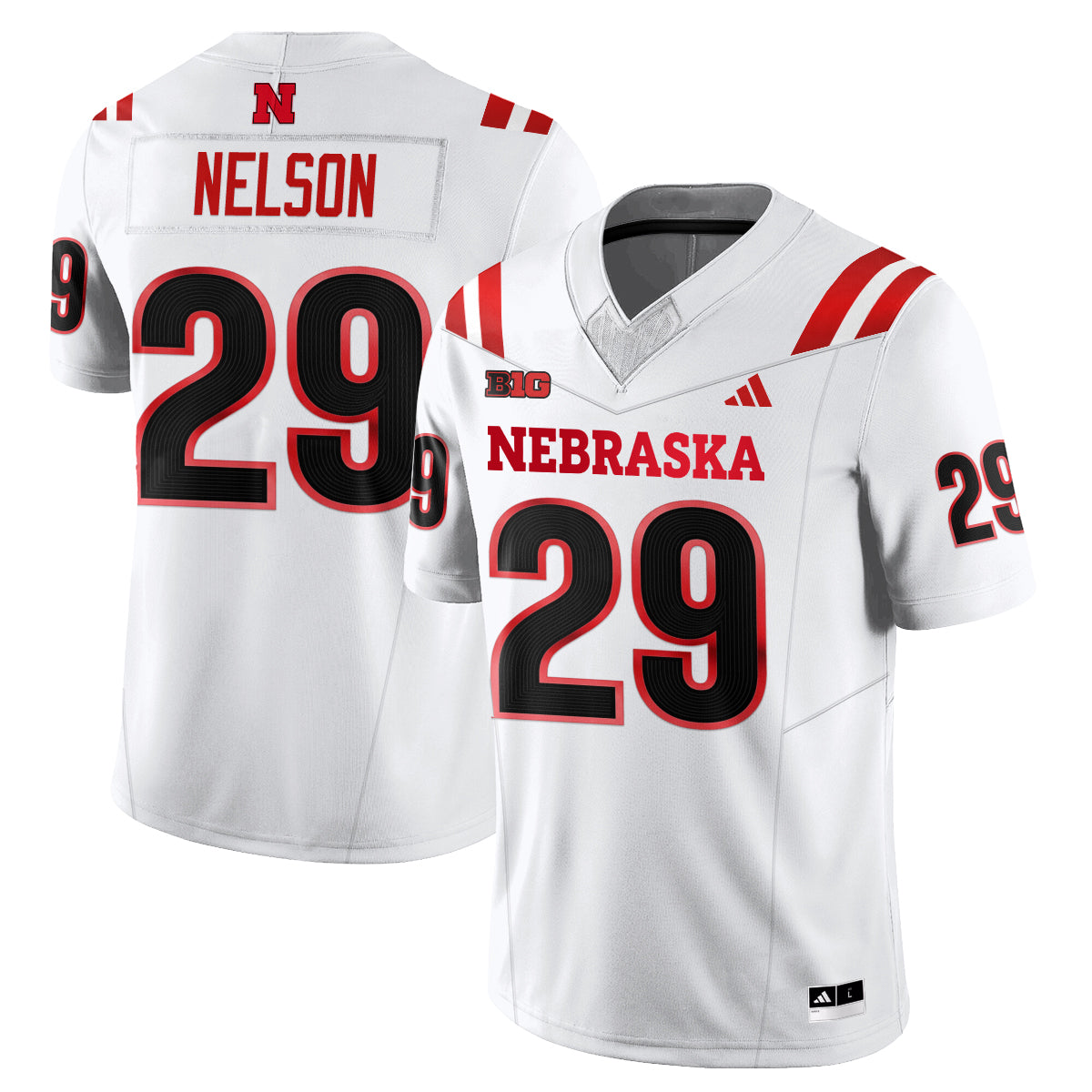 Nebraska Huskers 2026 "The Fire Rises" Vapor Jersey - Stitched