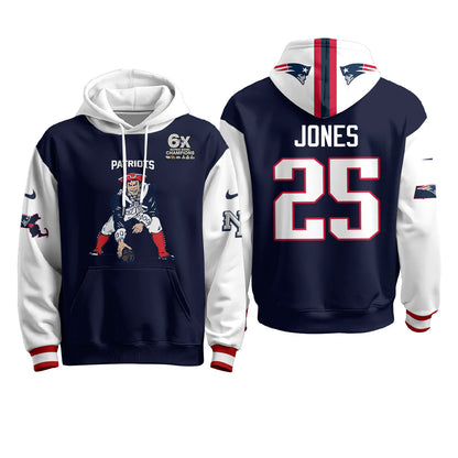 NE Minuteman Edition Fleece Hoodie - Printed