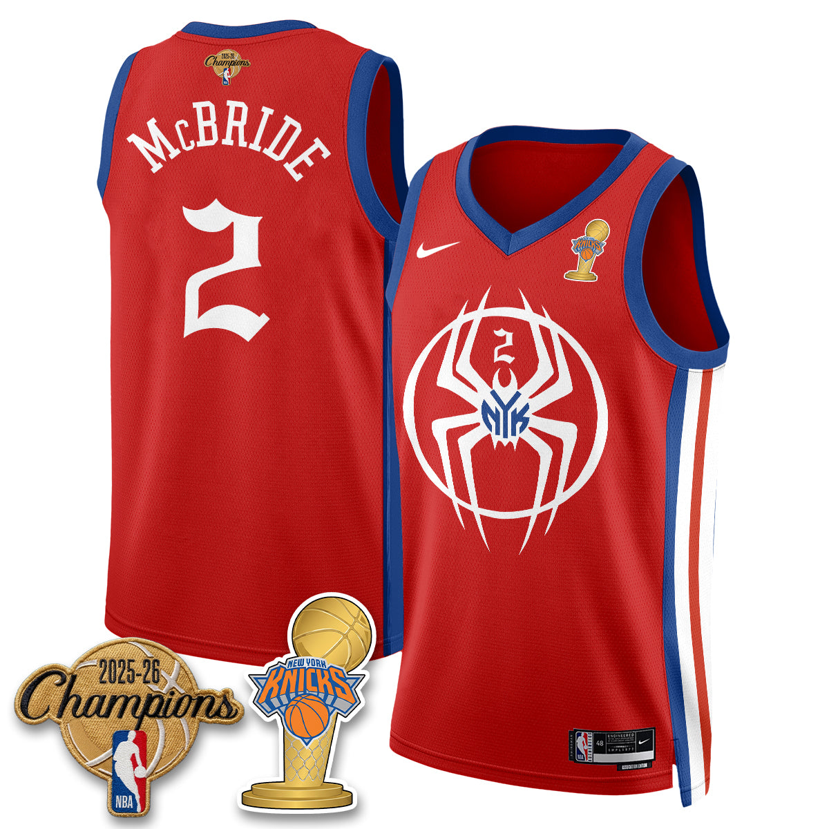 New York Knicks 2026 Champions Brand New Day Vapor Jersey - Stitched
