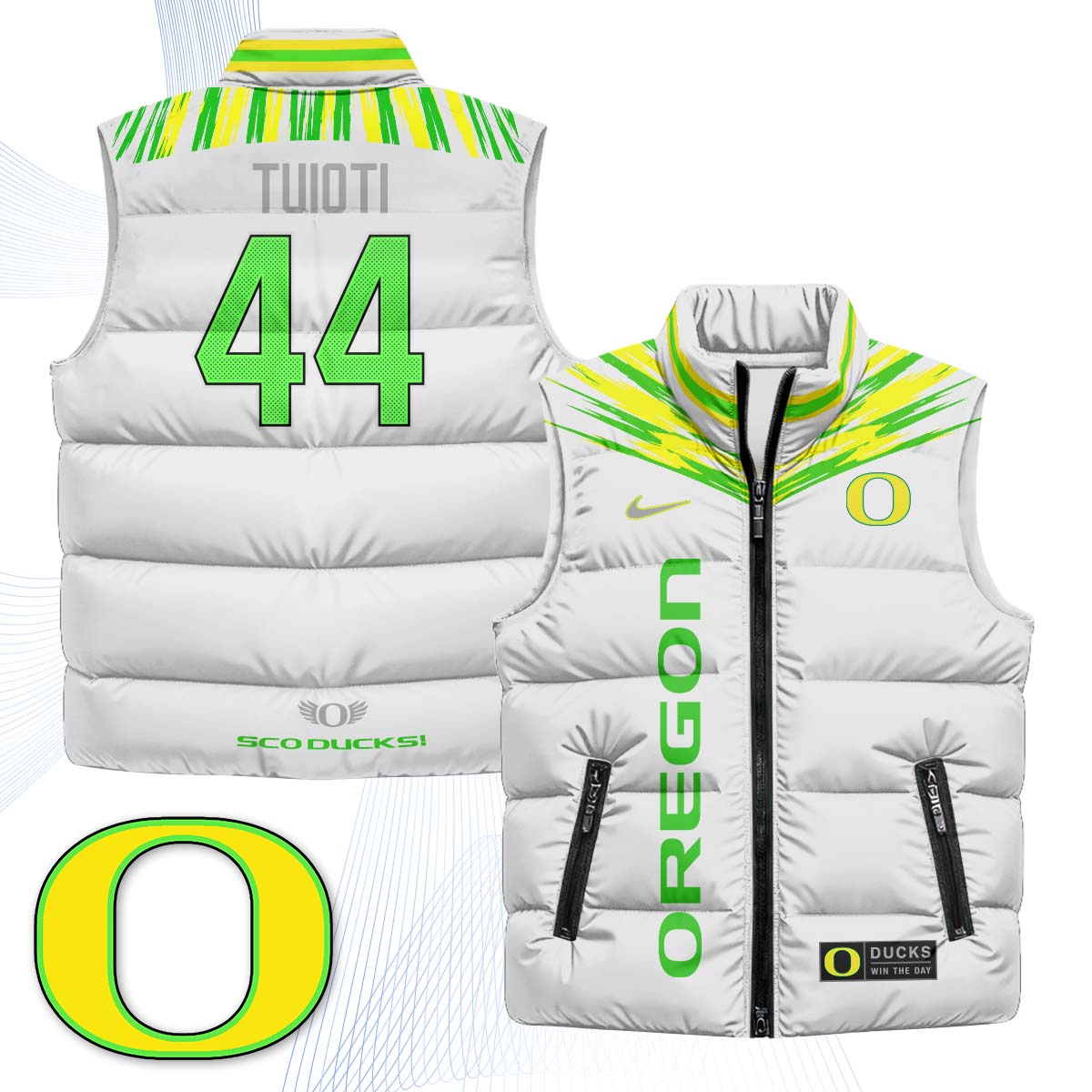 ORE "Origin of Speed" Puffer Vest - Printed