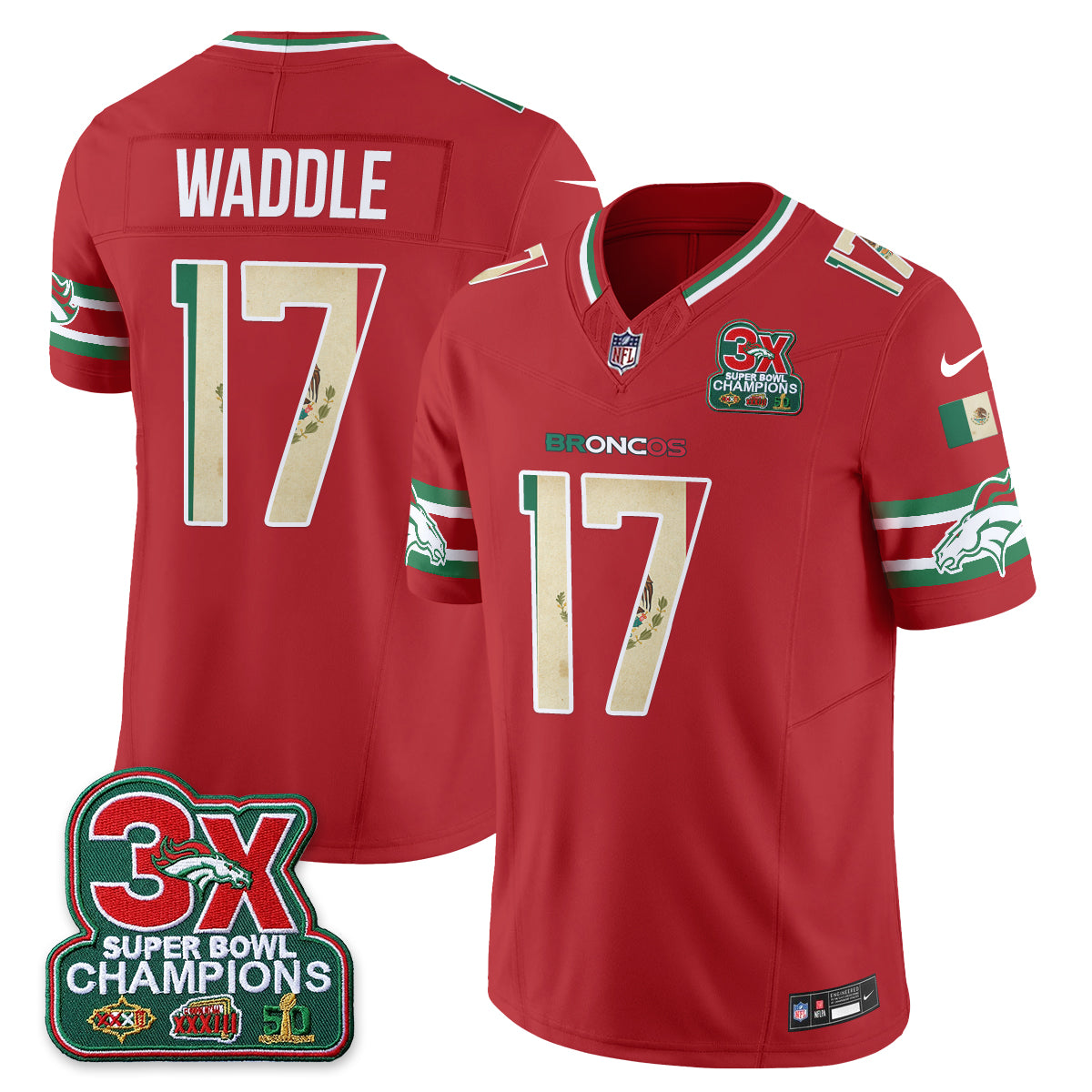 DEN Mexico Edition Vapor Jersey - Stitched