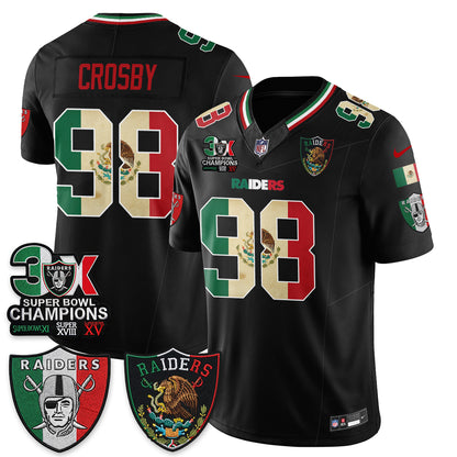 LVR 3X Champs Mexico Edition Vapor Jersey - Stitched