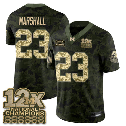 MICH 2026 Salute to Service Vapor Jersey - Stitched