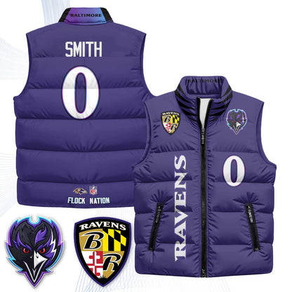 BAL "The Flock" Puffer Vest - Printed (2)