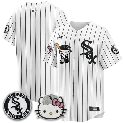 Chicago White Sox x Meow KT Vapor Jersey - Stitched