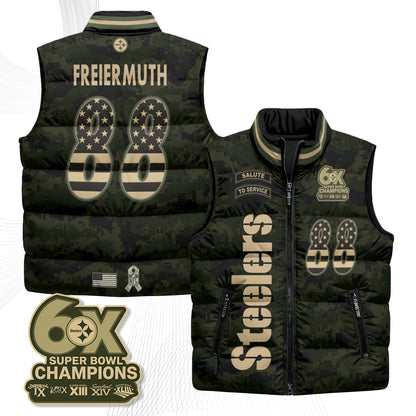 PIT 2026 Salute to Service Puffer Vest - Printed