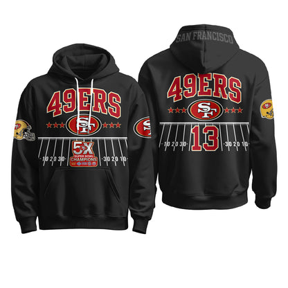SF 5X SB Fleece Hoodie - Printed