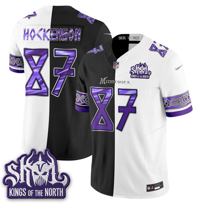 Minnesota Vikings Warrior Split Edition Vapor Jersey - Stitched