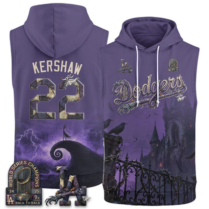 LAD Nightmare Edition Sleeveless Hoodie Tank Top - Printed