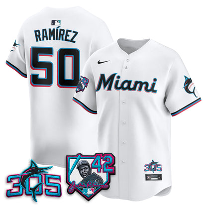 MIA 2026 Jackie Robinson New Era Vapor Limited Jersey - All Stitched
