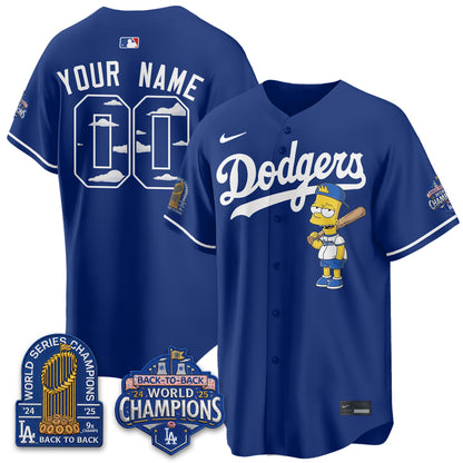 Los Angeles Dodgers x The Yellow Family Edition Vapor Custom Jersey - Printed