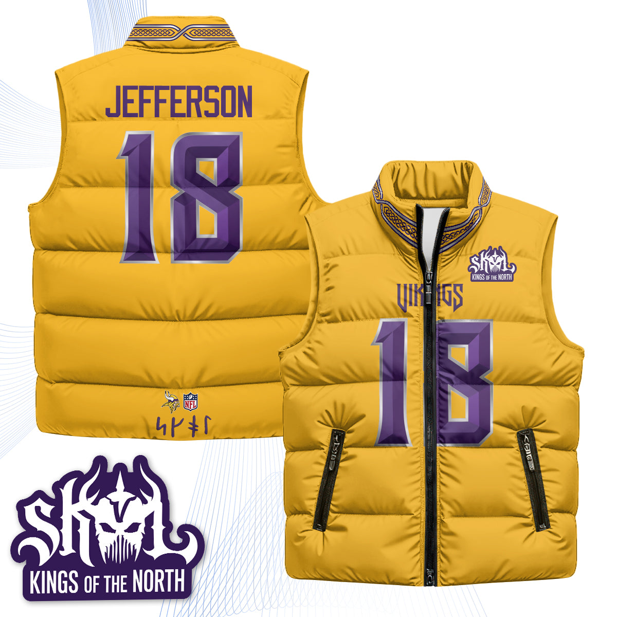 MIN 2026 Rivalries Puffer Vest - Printed