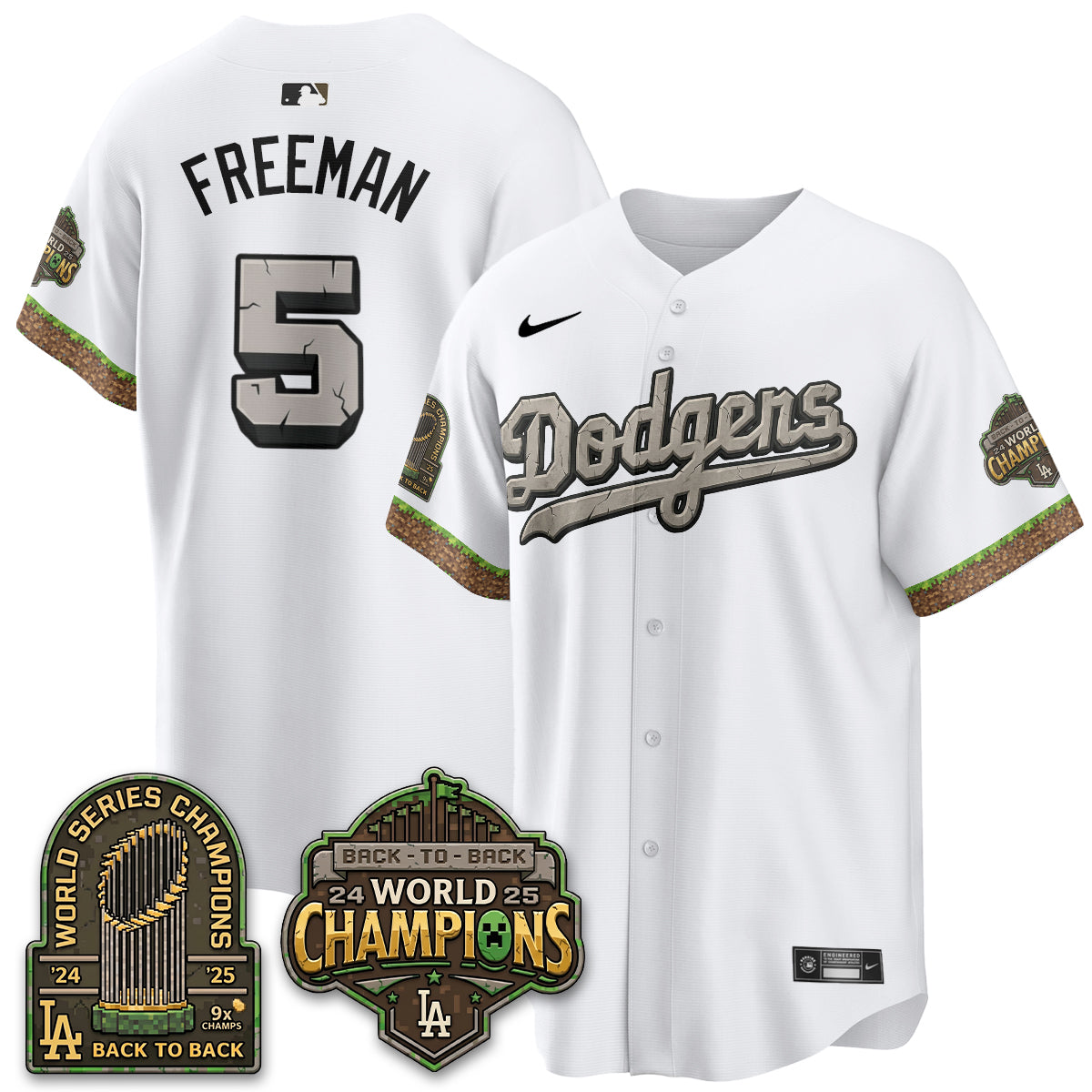 Los Angeles Dodgers x Voxel Game Vapor Jersey - Printed