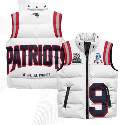NE Rivalries Puffer Vest - Printed
