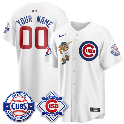 Chicago Cubs Clark Edition Vapor Limited Custom Jersey - Stitched