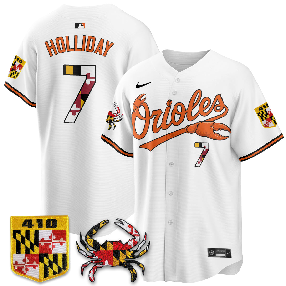 BAL Crab x Maryland Vapor Limited Jersey - Stitched