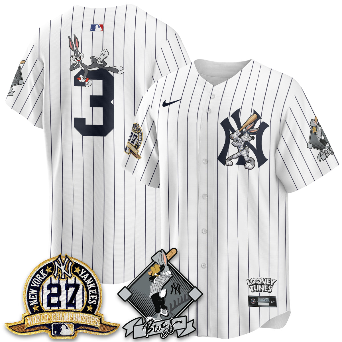 New York Yankees Bunny Vapor Limited Jersey V2- Stitched