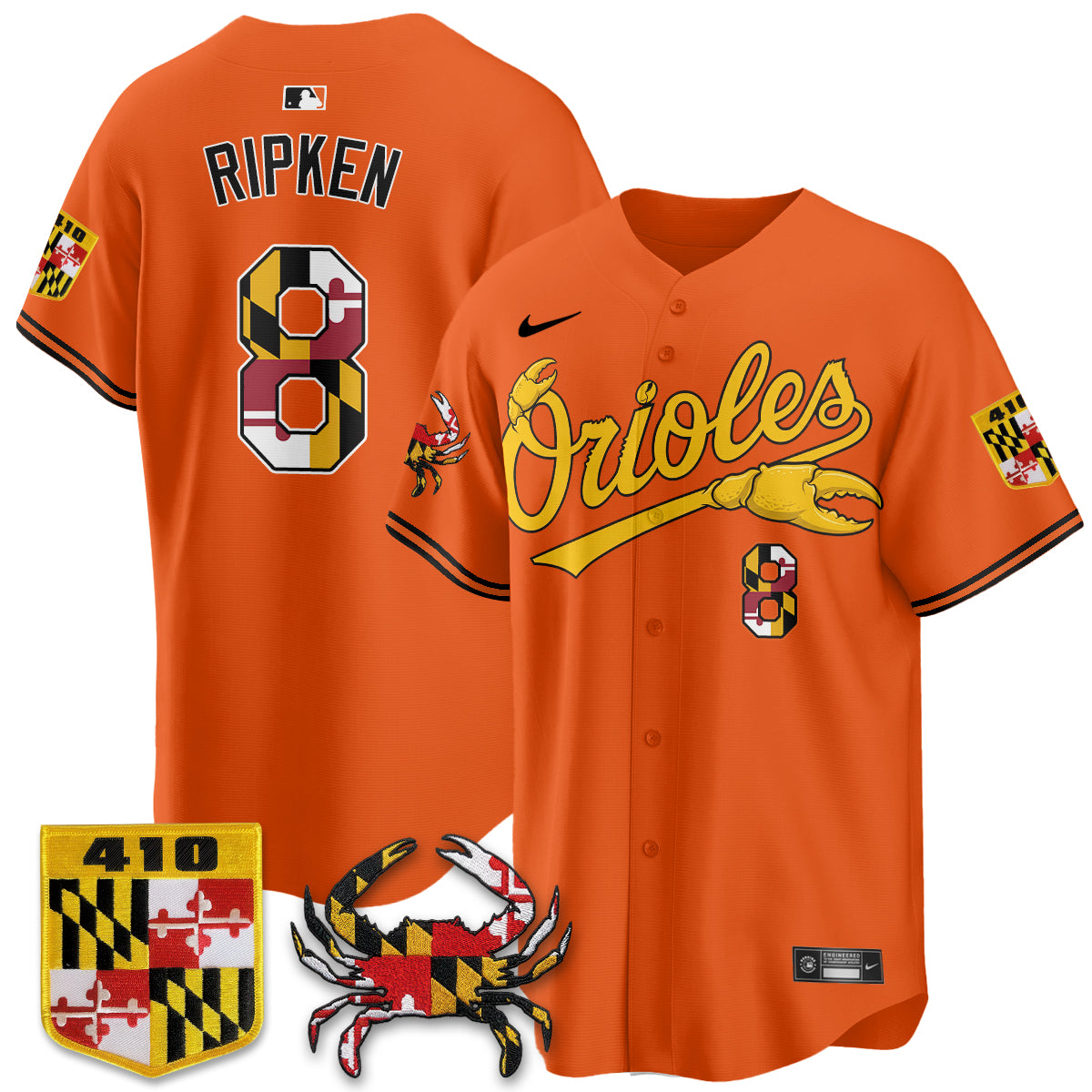 BAL Crab x Maryland Vapor Limited Jersey - Stitched