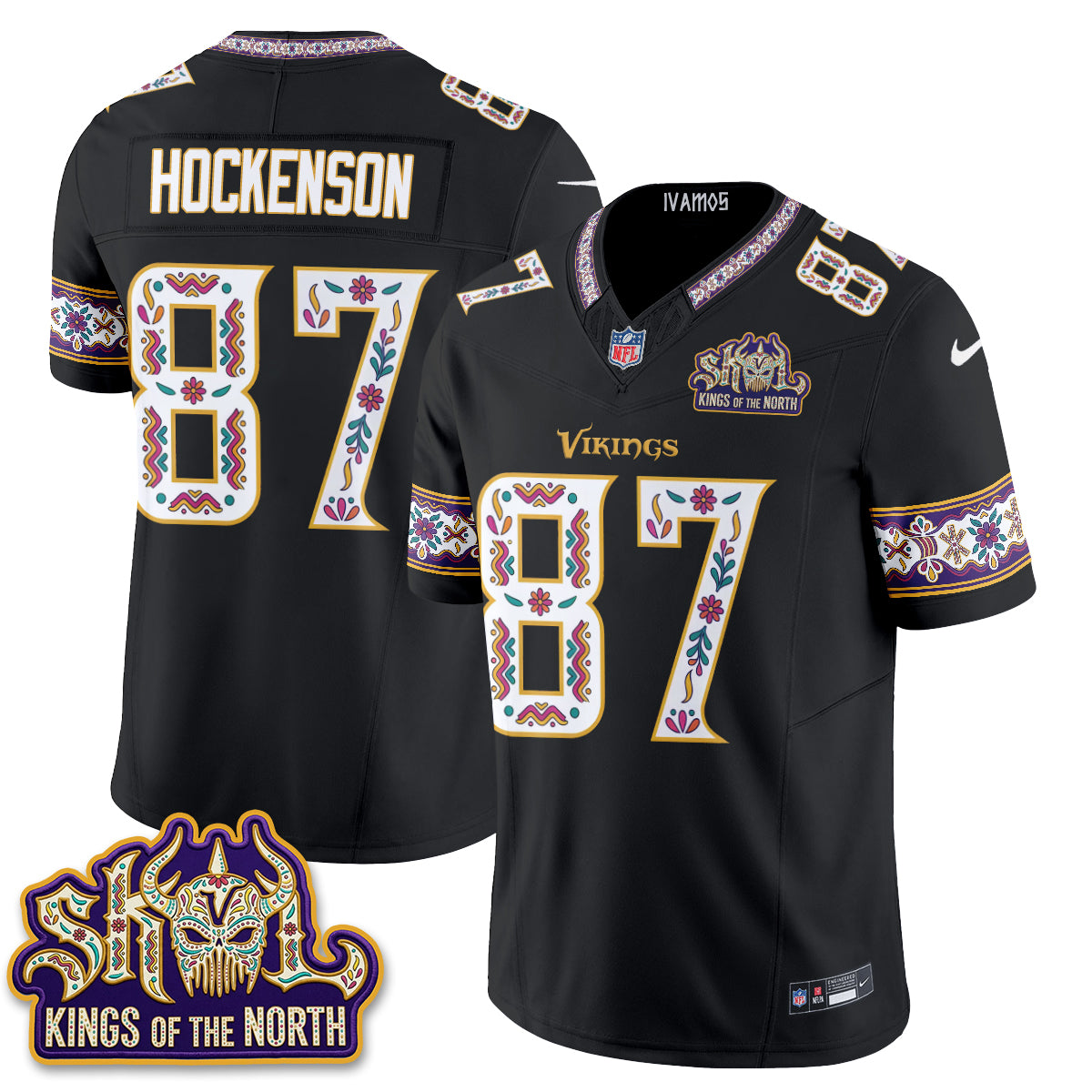 Minnesota Vikings  Latino Heritage Month Vapor Jersey - Stitched