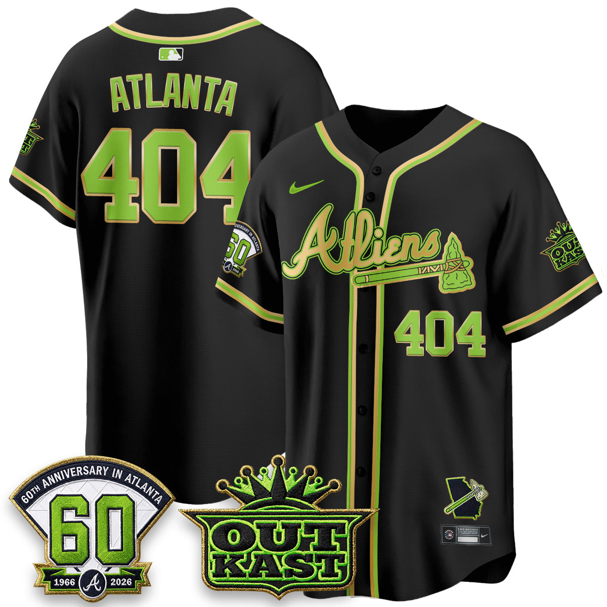 ATL x Outkast Atliens Vapor Jersey - Stitched