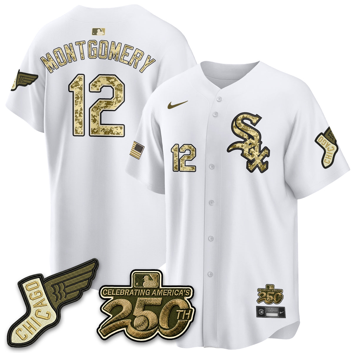 Chicago White Sox Salute to Service 2026 Vapor Limited Jersey - Stitched