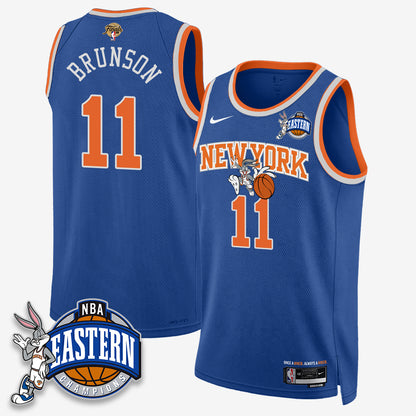 New York Knicks 2026 NBA Finals x Bunny Vapor Jersey - Stitched