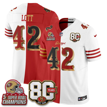 SF Rivalries Split Edition Vapor Jersey - Stitched