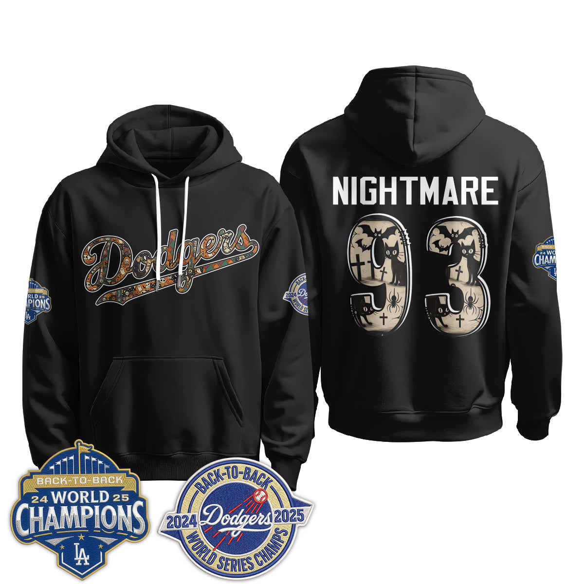 LAD x Nightmare Halloween Edition Pullover Hoodie - Stitched