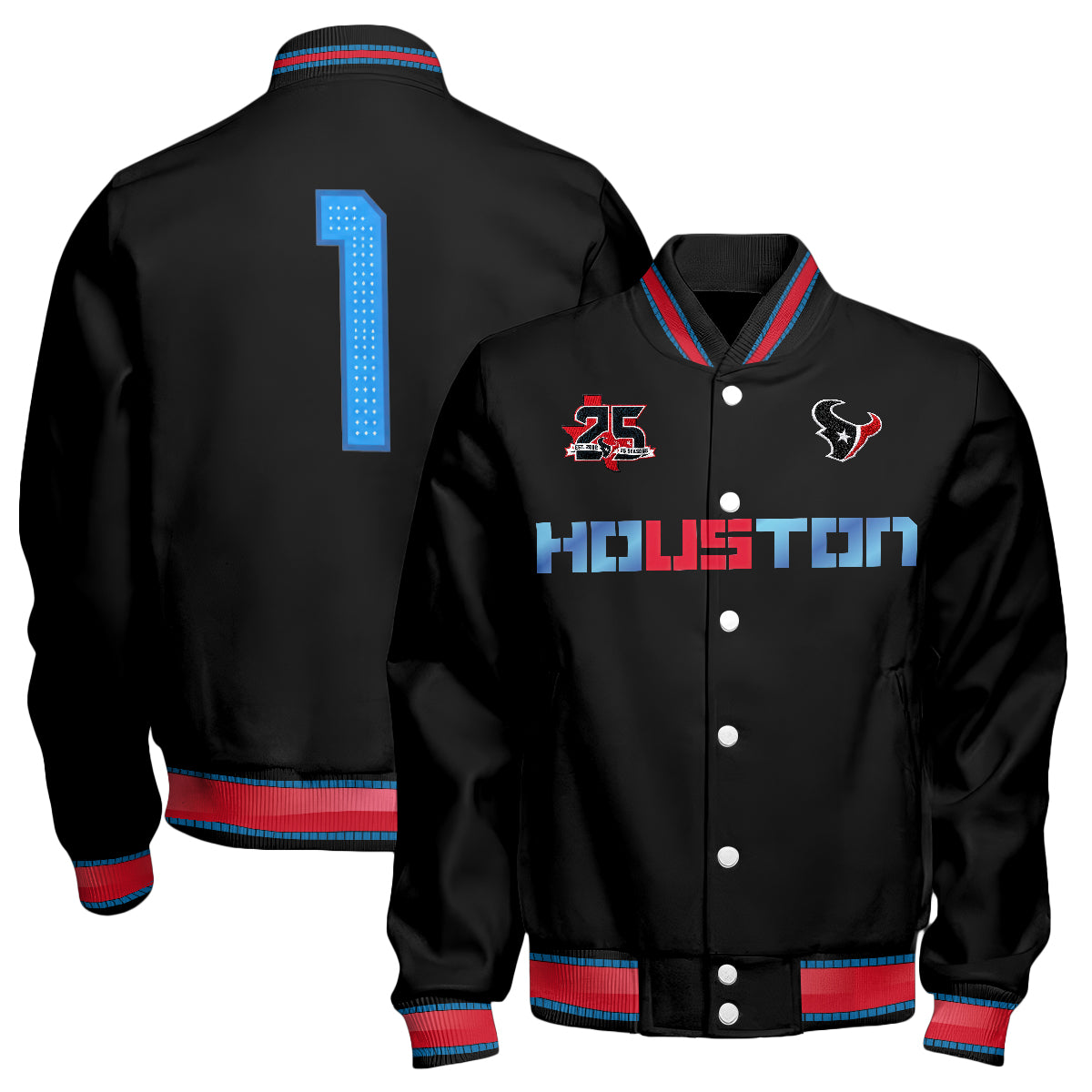 HOU Rivalries 2026 Edition Baseball Jacket V1 - Printed
