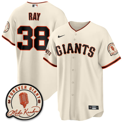 SF Mike Krukow Vapor Jersey - Stitched