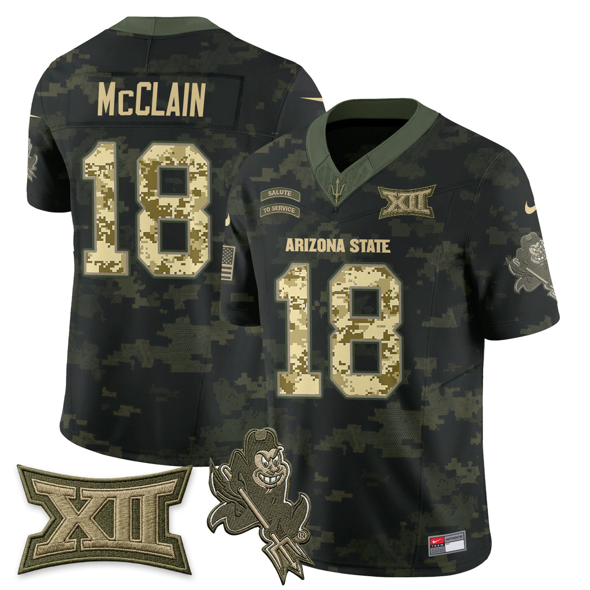 ASU 2026 Salute to Service Vapor Jersey - Stitched