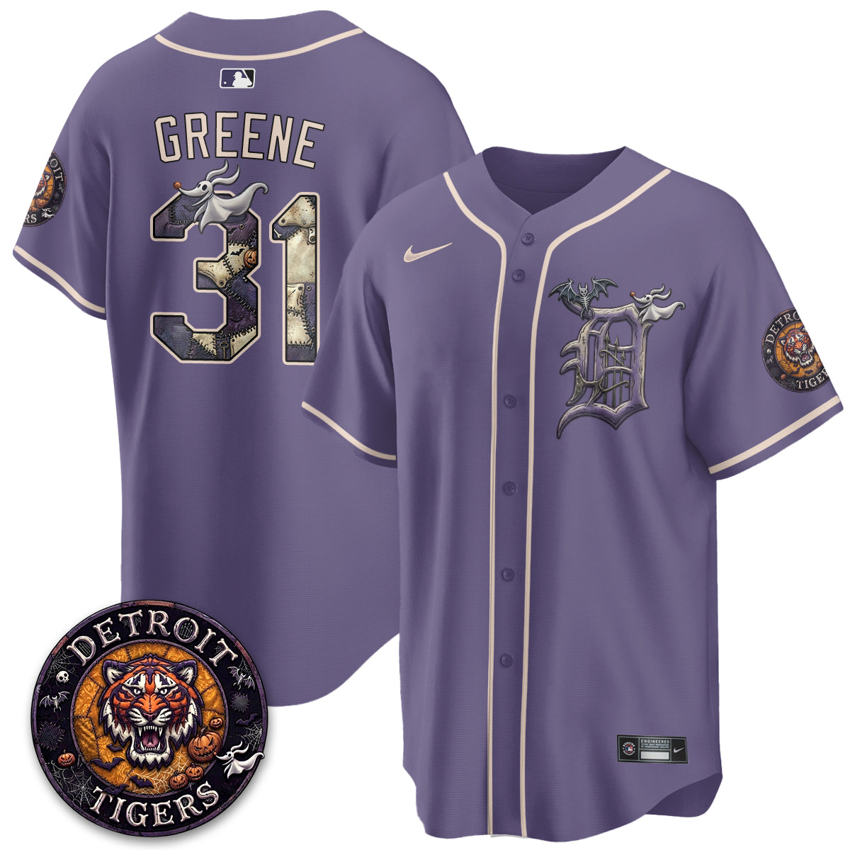 DET Nightmare Edition Vapor Limited Jersey - Stitched