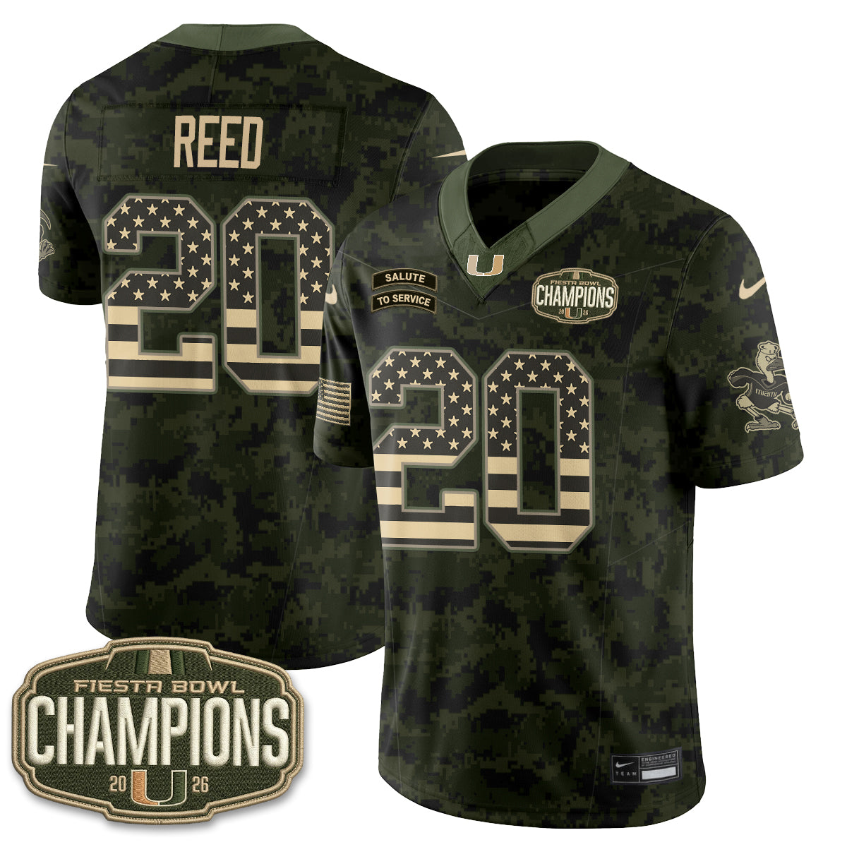MIA 2026 Salute to Service Vapor Jersey - Stitched