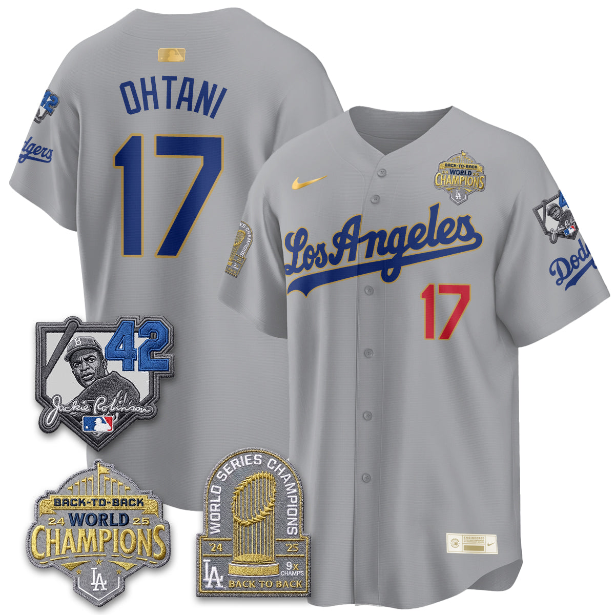 LAD 2026 New Era Gold Collection Vapor Limited Jersey - B2B Champs - All Stitched