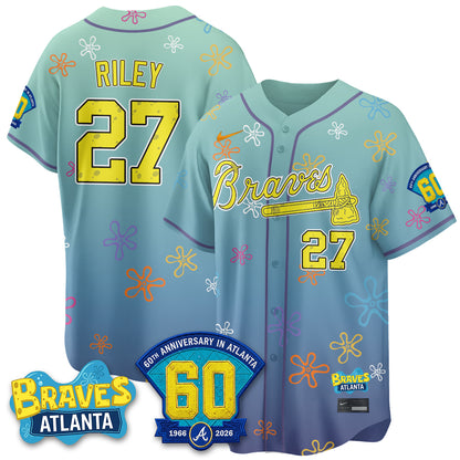 Atlanta Braves x SBSP Limited Vapor Jersey- Stitched