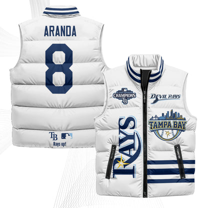 TB "Devil Rays" Puffer Vest - Printed