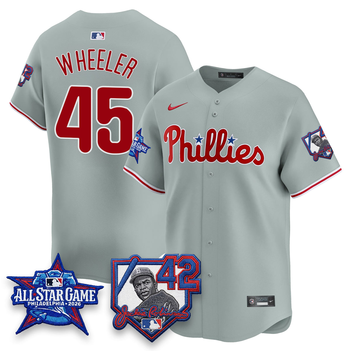 PHI 2026 Jackie Robinson New Era - All Star Game Vapor Limited Jersey - All Stitched