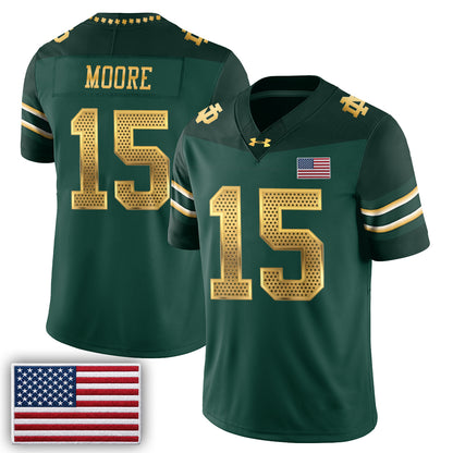 Notre Dame Fighting Irish 2026 Shamrock Series Football Vapor Jersey - Stitched