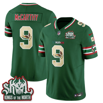 Minnesota Vikings Mexico Edition Vapor Jersey - Stitched