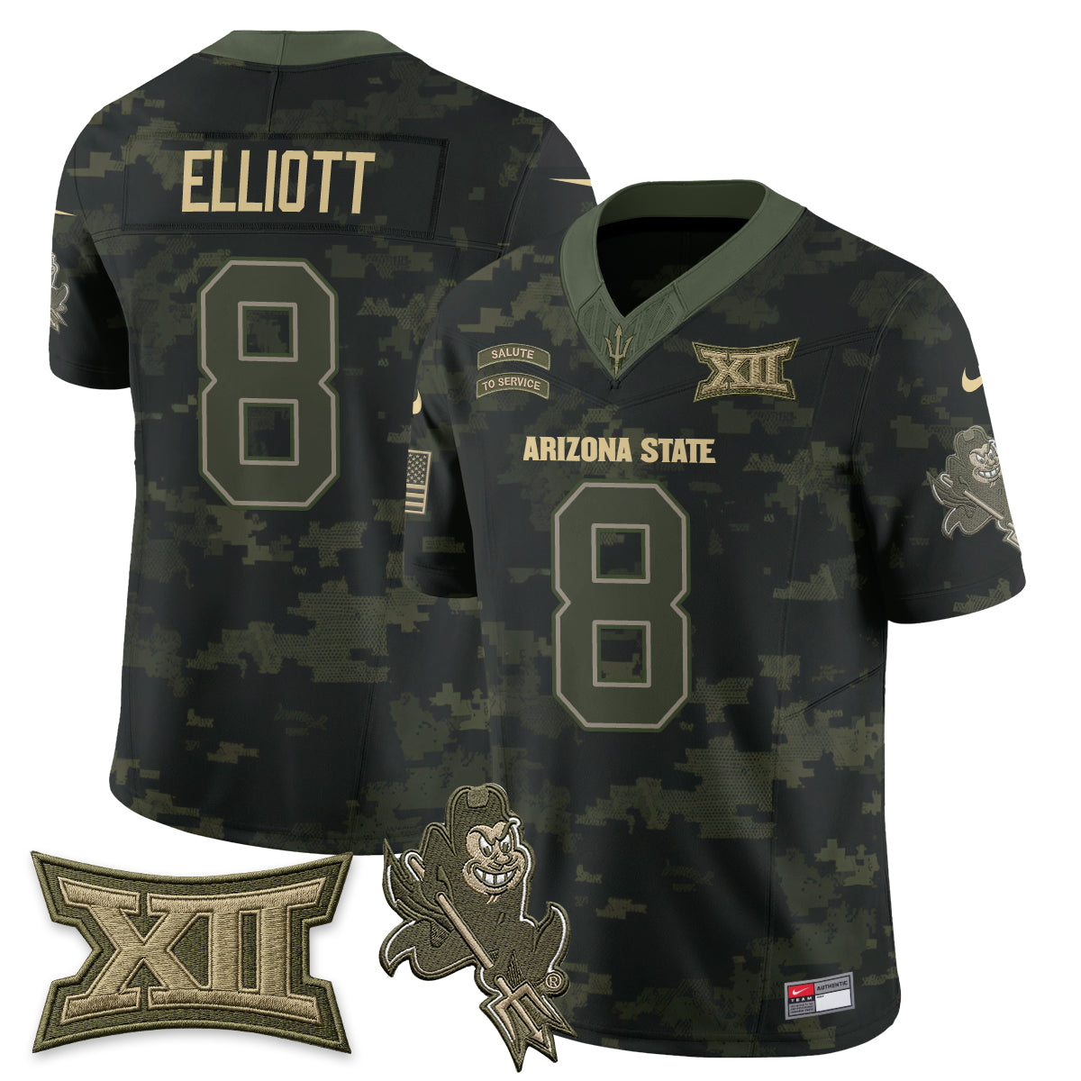 ASU 2026 Salute to Service Vapor Jersey - Stitched