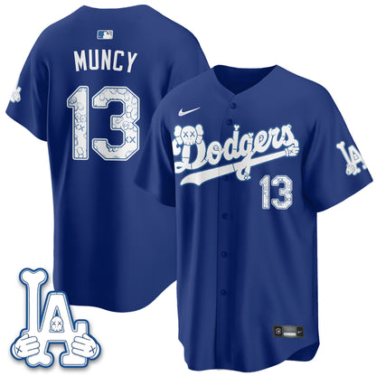 Los Angeles Dodgers x KAWS Edition Vapor Jersey V2- Stitched
