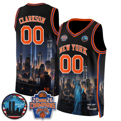 NYK Skyline Never Forget 9/11 Edition Vapor Jersey - Printed