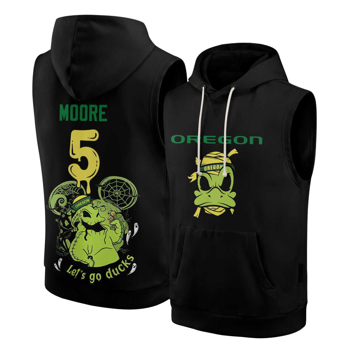 ORE x Boongie Monster Edition Pullover Sleeveless Hoodie Tank Top - Printed