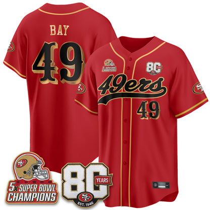 SF 80 Years & 5X Champs Limited Edition - Stitched