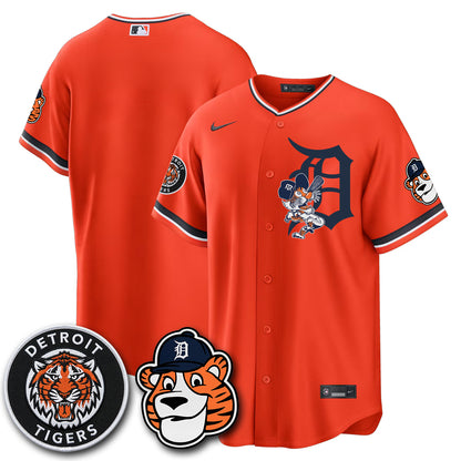 Detroit Tigers Paws Edition Vapor Limited Jersey - Stitched